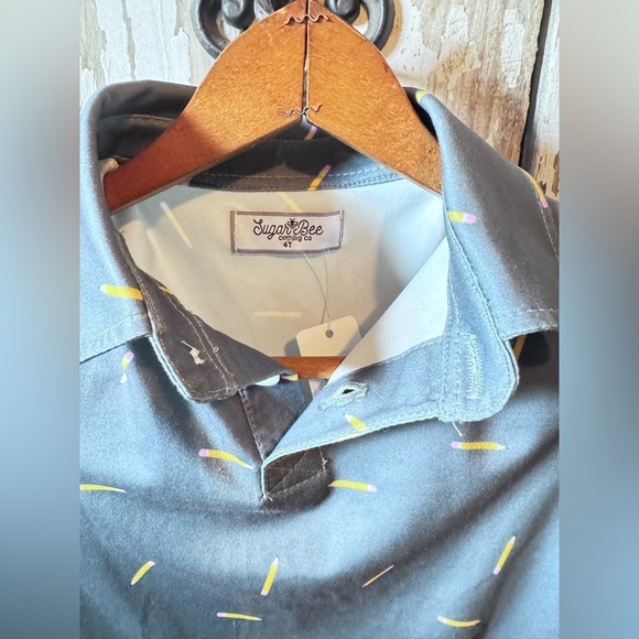 Sugar Bee Pencil Polo Boys 4T NWT - Picture 3 of 7